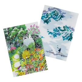 Hobonichi Techo Accessories iyo okumi: Hobonichi Clear Folder Set of 2 for A5 Size (iyo okumi)
