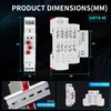 Time Relay Multifuction GRT8 M1 AC 230V with 10 Relay
