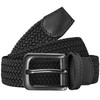 Bon4Extrao Men's Elastic Belt, Braided Belt, Without Holes, 35 mm