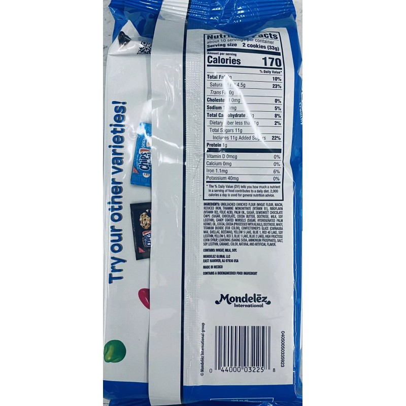 Nabisco 5x NABISCO Chips Ahoy! CANDY BLASTS ORIGINAL Chocolate Chip