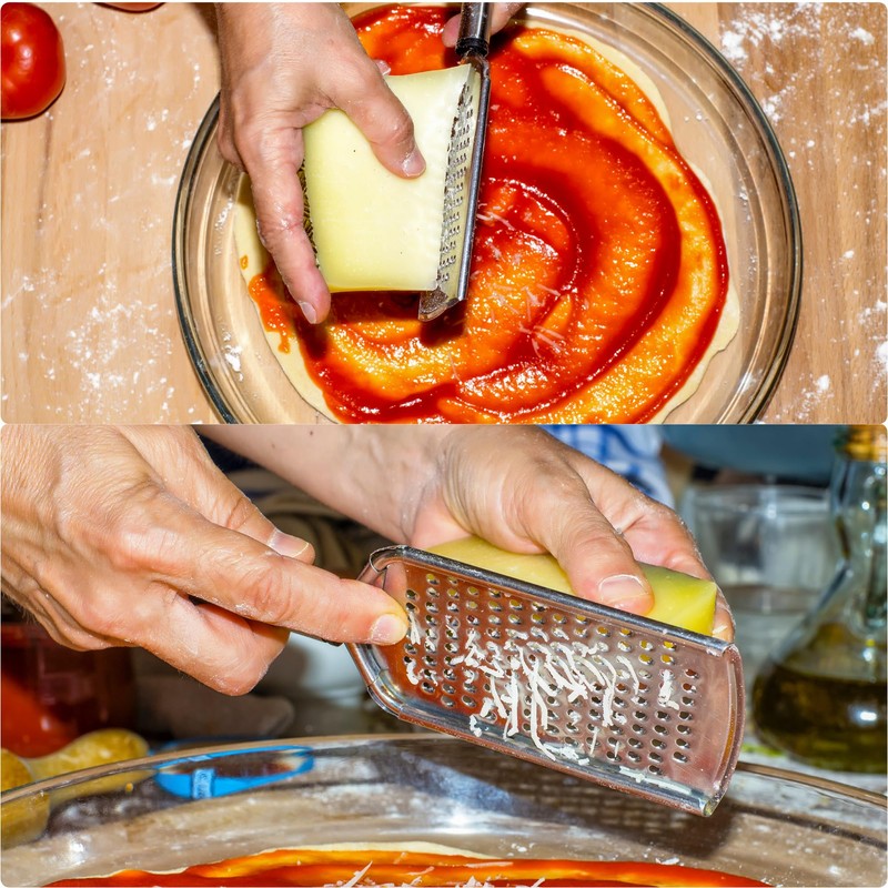 Stainless Steel Grater Fine Grater for Kitchen with Handle Shredder