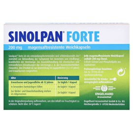 Sinolpan Forte 200 mg Enteric Juice Soft Capsules Pack of 50