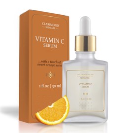 CLARIMOND Vitamin C Serum with a Touch of Sweet Orange Scent, Niacinamide and Hyaluronic Acid for Hydration, Infused with Chamomile and Witch Hazel for Calming Effect, Anti - Aging and Brightening.