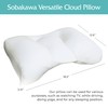 Sobakawa Cloud Pillow with Microbead Fill- Microbead Pillow- Contoured-Shaped Pillow
