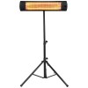 1500W Electric Infrared Heater with LED Screen & Remote Control