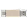 USB 3.0 U Disk Golden Aluminum Alloy ThreeInOne High Speed
