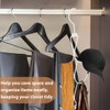 HAMKU Pack of 1 Scarf Holder, Belt Organiser with 12