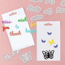 GLOBLELAND 2Pcs Magnolia Flower Frame Cutting Dies Metal Magnolia Blooms Background Die Cuts Embossing Stencils Template for Paper Card Making Decoration DIY Scrapbooking Album Craft Decor