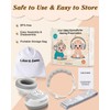 Lilian&Gema 2-in-1 Baby Ear Muffs Noise Protection, Adjustable Headphones with