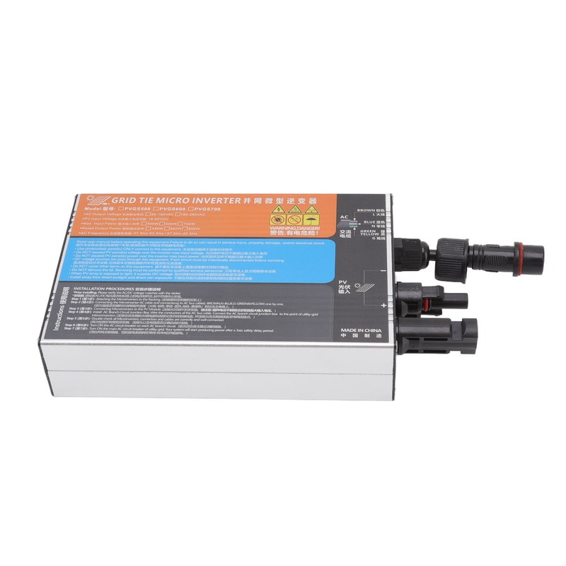 Solar Inverter Micro Aluminium Alloy IP55 Protection Grid Tie Inverter