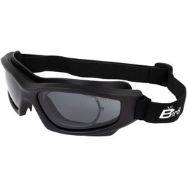 Birdz Eyewear Flyer Auto-Darkening Photochromic Safety Goggles Clear-to-Smoke Anti-Fog Lenses for Extreme Sports, Construction, and Skydiving