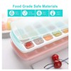 Silicone Ice Cube Tray with Lid - Mini Silicone Ice