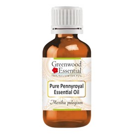 Greenwood Essential Pure Pennyroyal Essential Oil (Mentha pulegium) Steam Distilled 15ml (0.50 oz)