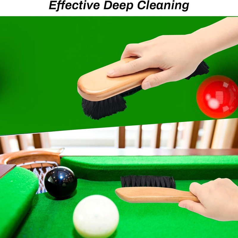 4 Pool Table Brush Set,Billiards Pool Table and Rail Brush