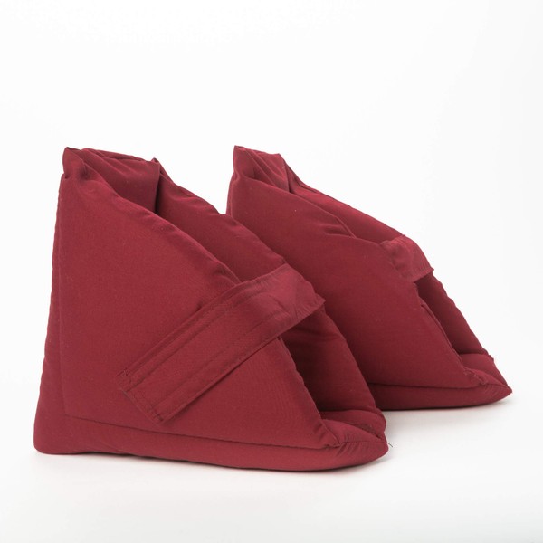 Comfort Finds Foot Pillow Heel Protector - Swollen Feet Comfort & Protection Relief Cushion - Burgundy