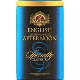 Basilur English Afternoon - Tin Caddy - 100g Loose Leaf Ceylon Black Tea