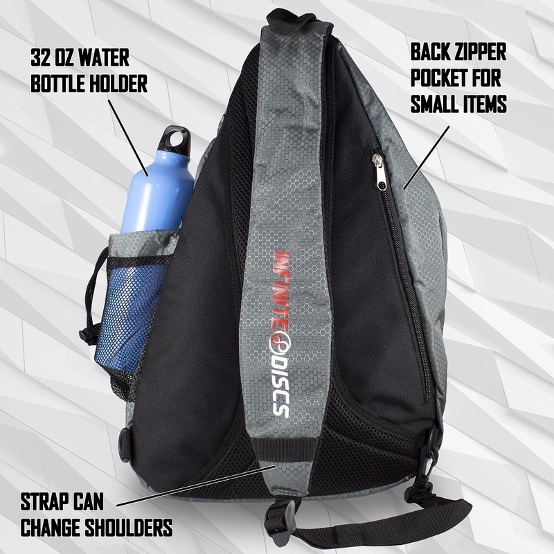 Infinite Discs Slinger Disc Golf Backpack for Quick Disc Storage,