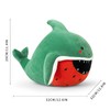 Nuokin Shark Plush Toy for Kids Stuffed Animal with Watermelon