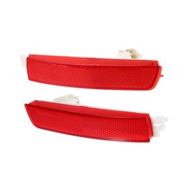 VekAuto 1 Pair Exterior Rear Bumper Side Marker Reflector Red for Nissan Sentra 2013-2018 Left Right Side 265655C000 265605C000 Auto Accessories