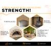 GIRtech Heavy Duty Refractory Fire Bricks for Forge 3200F -