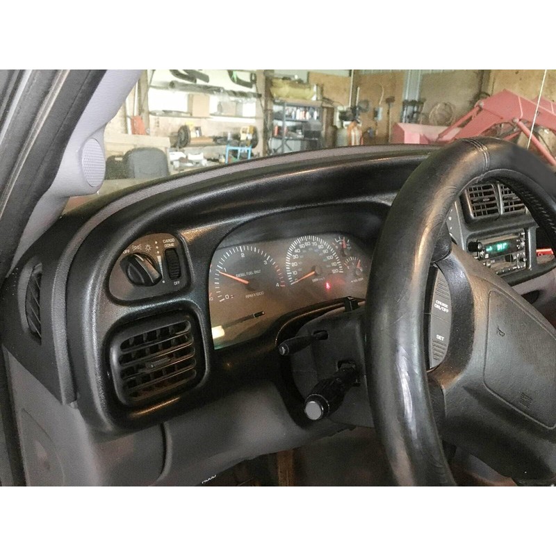KUAFU Dash Bezel Cover Compatible with 1998-2002 Dodge Ram Truck