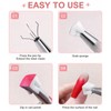 100 PCS Nail Sponges for Ombré,Nail Art Tools Sponge Brush,A
