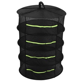 Drying Net, Garden Accessory 4-Layer Hanging Dryer for Ceiling for Growth Tent for Courtyard for Growth Room