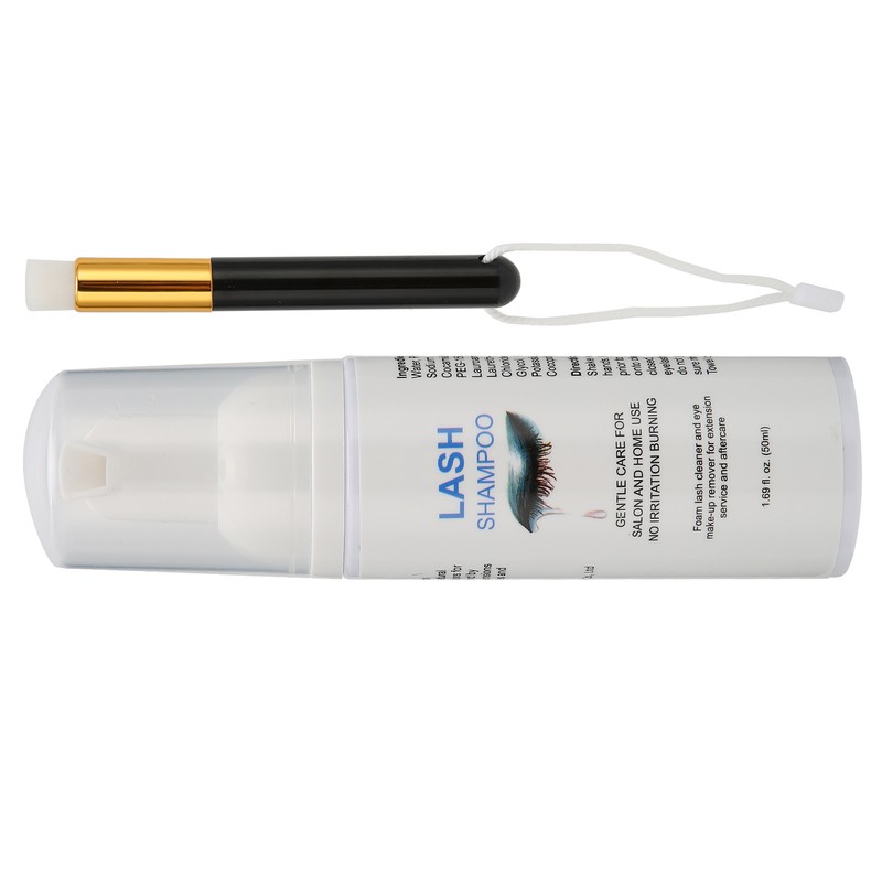 50ml Eyelash Shampoo Mild False Eyelash Grafting Extension Shampoo Cleaning