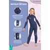 XUKER Kids Wetsuit for Boys Girls Toddlers 3mm Thermal Full