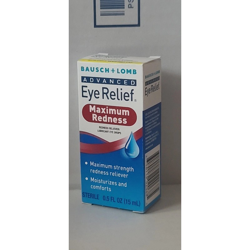 Bausch & Lomb Advanced Eye Maximum Redness Reliver, 0.5 Fl