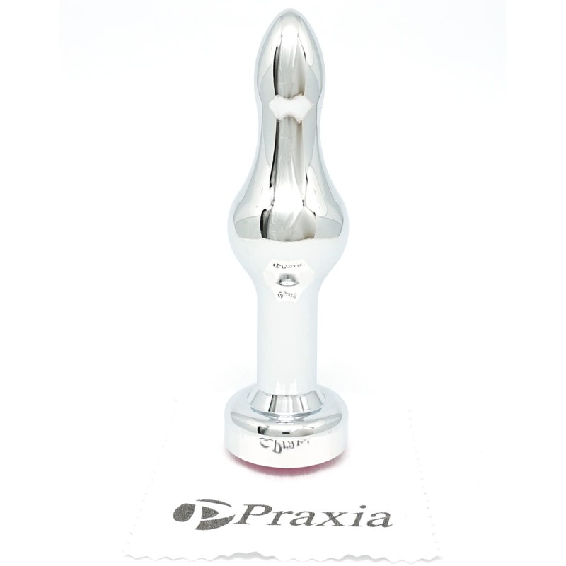 Praxia Jewelry, Plug, C Type, Pink, Maximum Diameter 1.1 inches