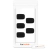 kwmobile Microphone Windscreen Compatible with Various Microphones - 5 x