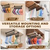 ProtectHobby Sliding Hat Organizer with 20 Clips, Hat Organizer for