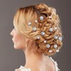 40 Pack Pearl Hair Pins for Bridal Wedding, Rhinestone Pearl