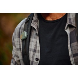 URBAN ARMOR GEAR UAG Compatible with AirTag Case Essential Armor - 2-Way Hard Shell Lock Case Holder for Luggage & Bags, Water Resistant Anti-Lost Ultra Secure GPS Protective Cover, Olive Drab