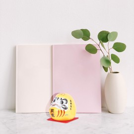 POPETPOP Daruma Object, Tatsuma, Interior Figurine, Japanese Traditional Mythology, Ceramic, Prosperity of Business, Prayer, Home, Stylish, Cute, Set of 5, Object, Gift, Car, Decoration, Good Luck, Honor, Good Luck