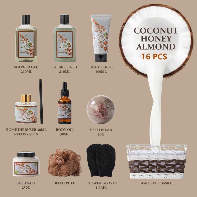 Bath and Body Gift Basket For Women and Men Spa