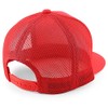 Trendy Apparel Shop - Gorra plana de malla con 5