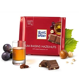 Ritter Sport Rum Trauben Nuss / rum nut grape (3 Bars each 100g) - fresh from Germany