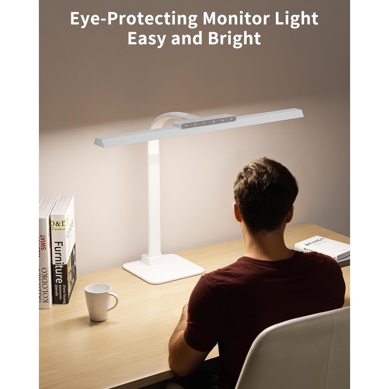 SEOUFRDZ LED Desk Lamps for Home Office with Base, 24W