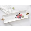 Fleur-De-Lis Rectangular Serving Piece, 21.75" x 6.5" x 1.75"