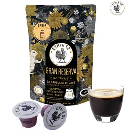 Etnia 52 | 12 Cápsulas Café de Altura | Intensidad 6 | Sabor Amaretto | Sin azúcares añadidos | Tostado Medio | 100% Arábica