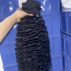 100% Unprocessed Raw Human Hair Extensions Single Donor Double Weft