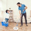 Spin Mop Bucket System, 360 Spin Floor Cleaning Mop Bucket