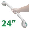 PCP Suction Grip Bathtub and Shower Safety Handle, White, 24