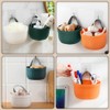 Haoh Pack of 3 Hanging Baskets Wall Hanging Storage Baskets