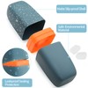 GQZ Travel Toothbrush Container Case, Portable Toothbrush Holder, High-Capacity Multifunction