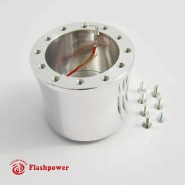Flashpower Steering Wheel Adapter 6 Bolt Billet Polsihed for VW Beetle