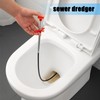 Parfaour Drain Unblocker with Claw, 200cm Flexible Plumbing Snake, Sink