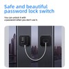 PTMYXIN A Pack Refrigerator Lock Combination Coded Fridge Lock Freezer